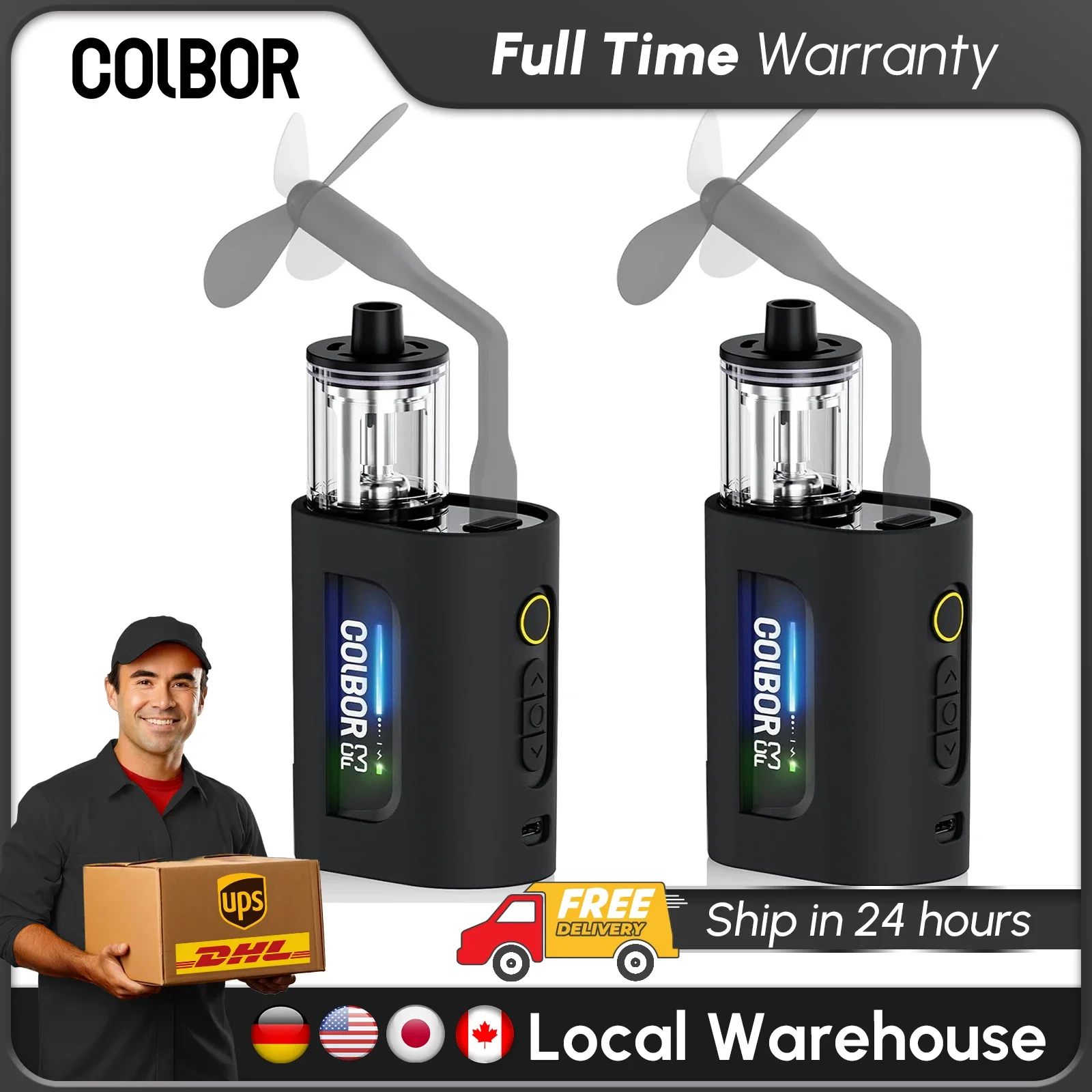 COLBOR CF3 Mini Portable Fog Machine with Remote Control