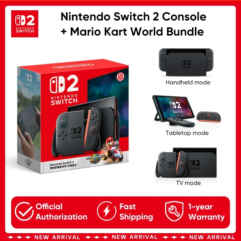 100% Original Nintendo Switch 2 Game Console NS2 Handheld Game Console 7.9-inch LCD 1080P