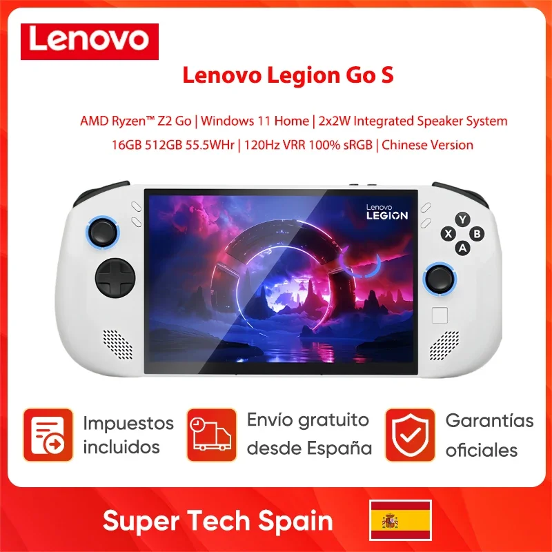 Lenovo Legion Go S 2025 Handheld Game Console Portable Gaming Laptop 8'' 16Gb 512Gb Amd Ry