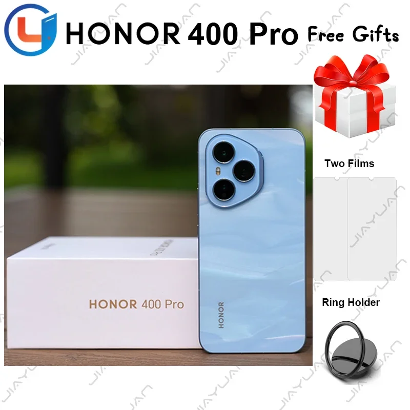 Original HONOR 400 Pro 5G Mobile Phone 6.55" 120Hz OLED Display Snapdragon 8 Gen 3 200MP C