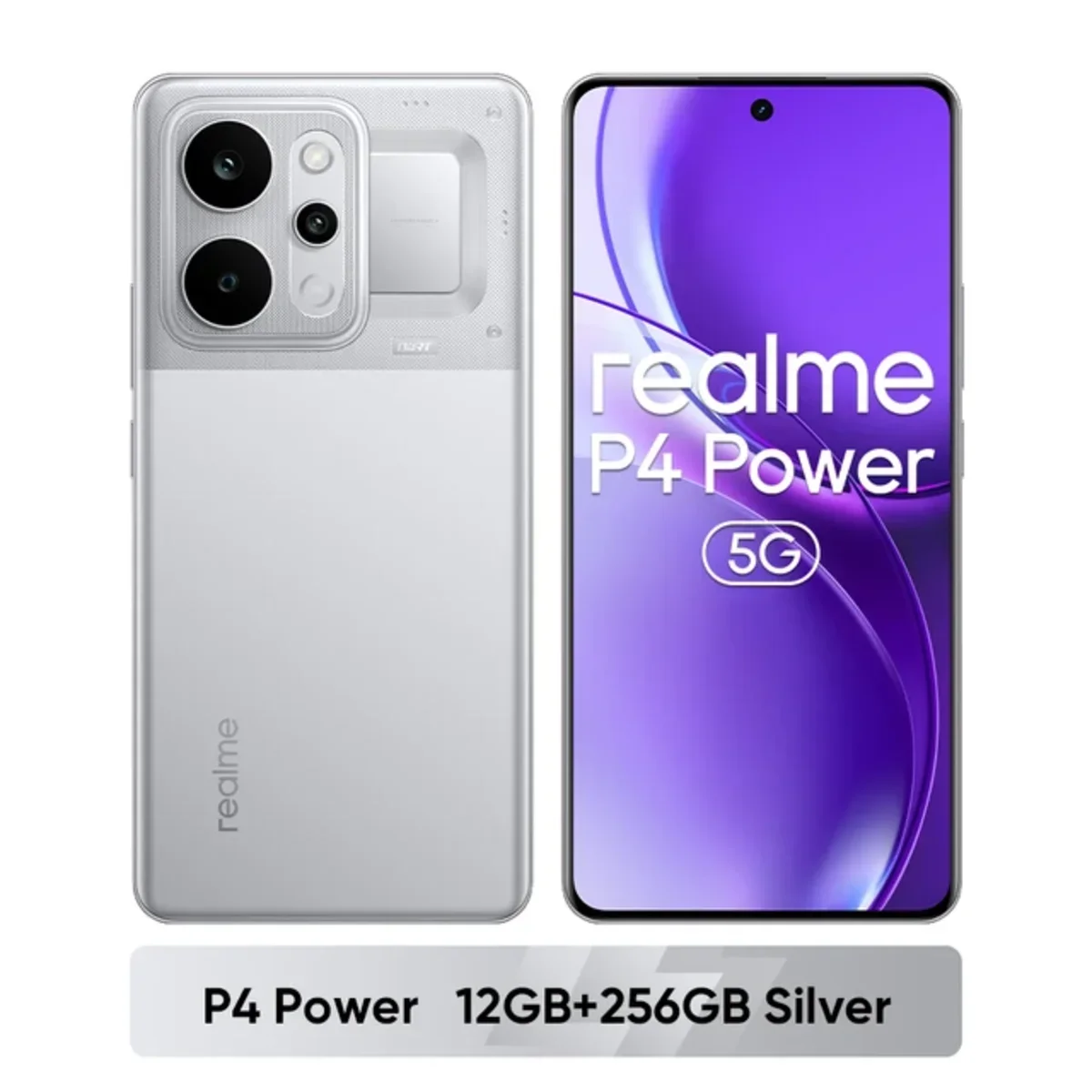realme P4 Power 5G Smartphone 10001mAh Battery 80W Charge 6.8"144Hz Curved Display Dimensi