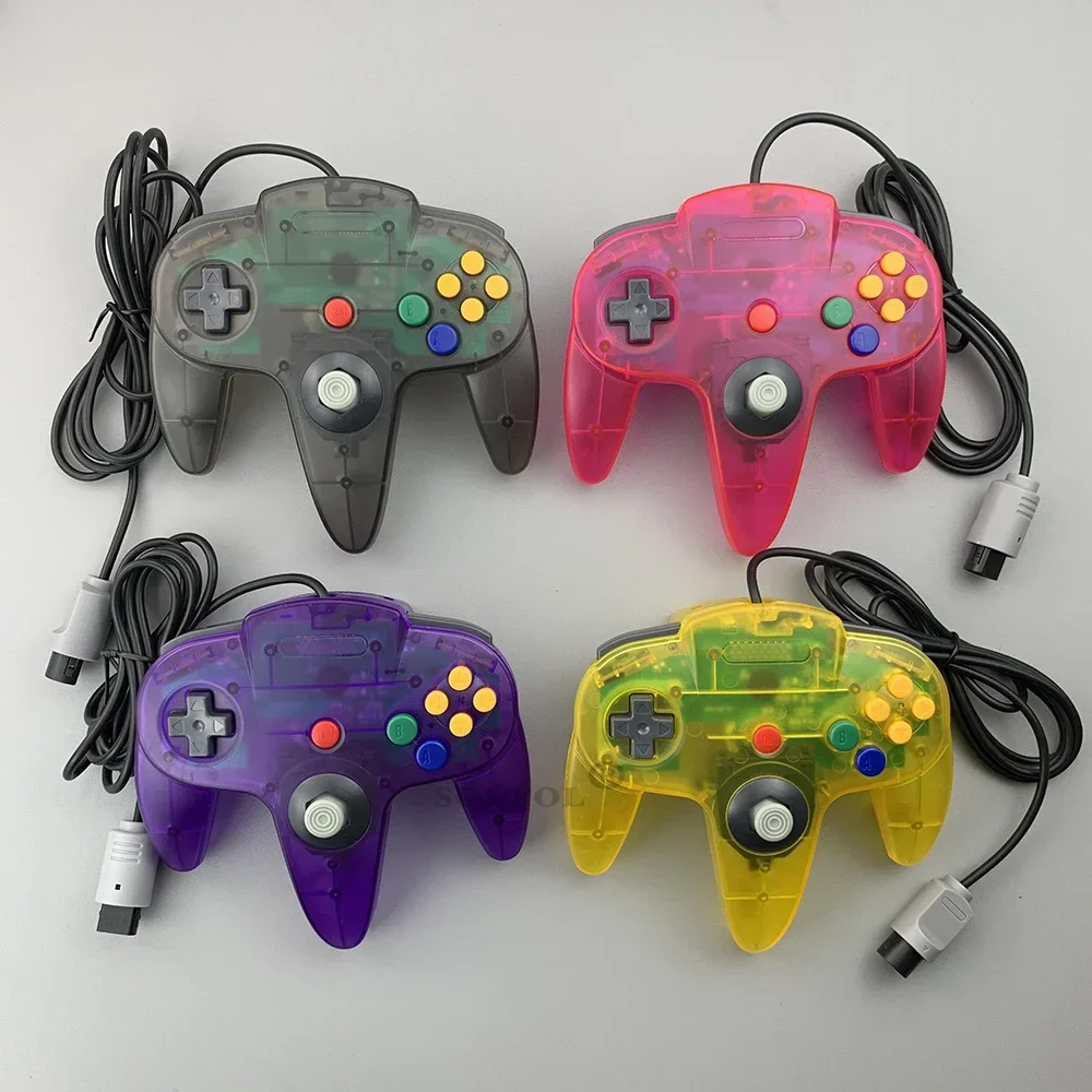 Wired Gamepad For NS 64 Host N64 Controller Gamepad Joystick For Classic Nintend 64 Consol