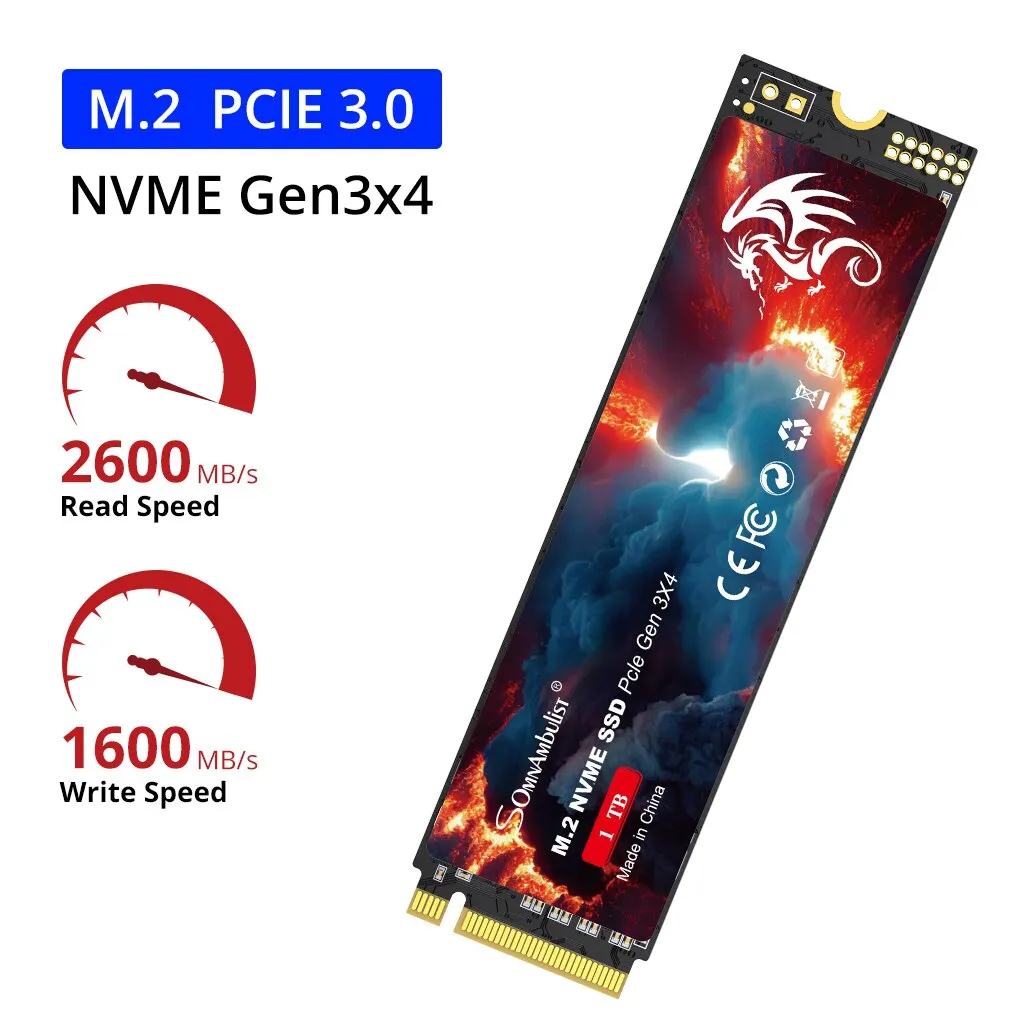 SomnAmbulist M.2 NVMe PCIe 3.0 SSD