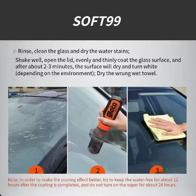 70ml Soft99 Car Accessories Universal JDM Ultra Soft99 Glaco Long Last Car Windshield Glas