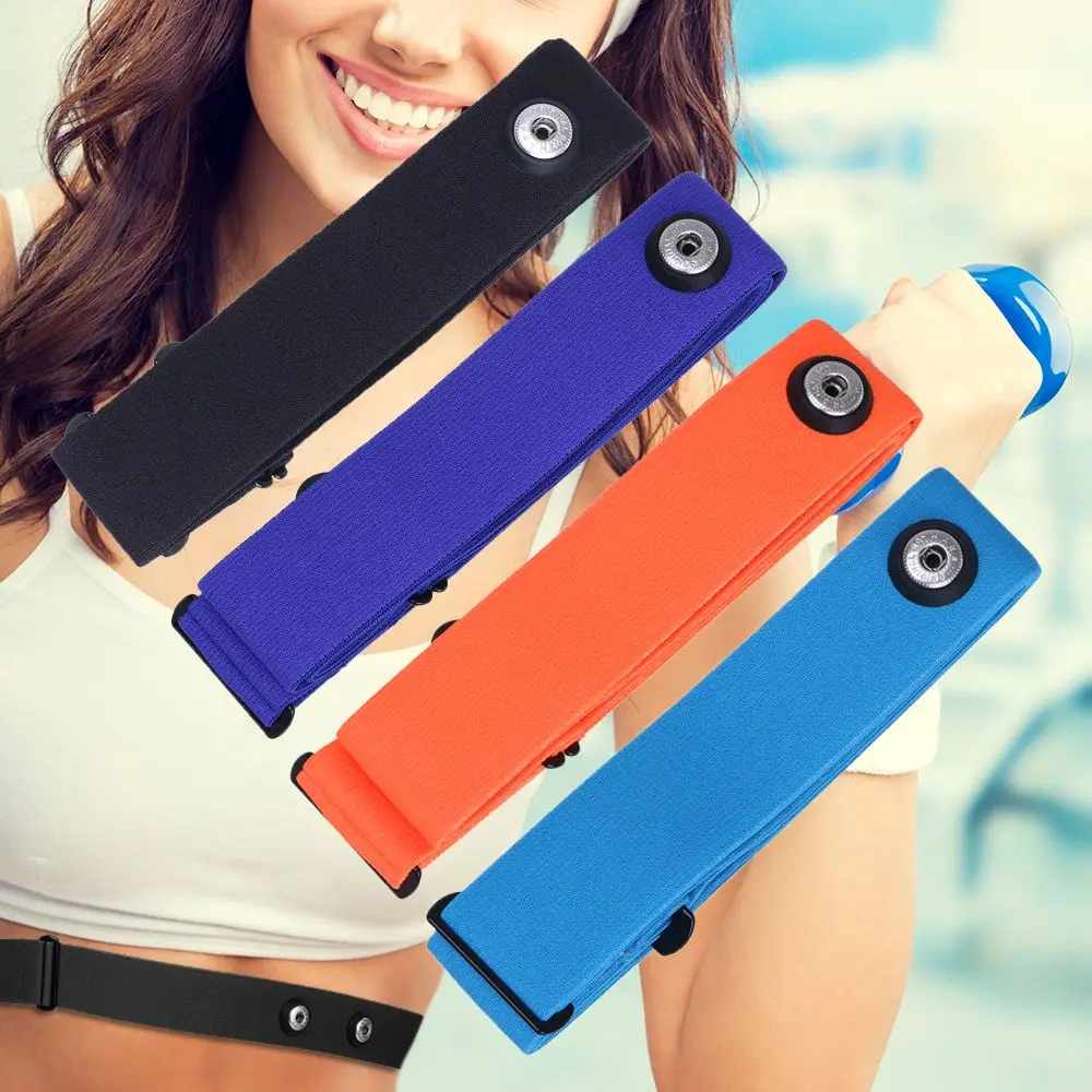 4 Colors Garmin Wahoo Polar Sport Heart Rate Monitor Band Chest Belt Strap