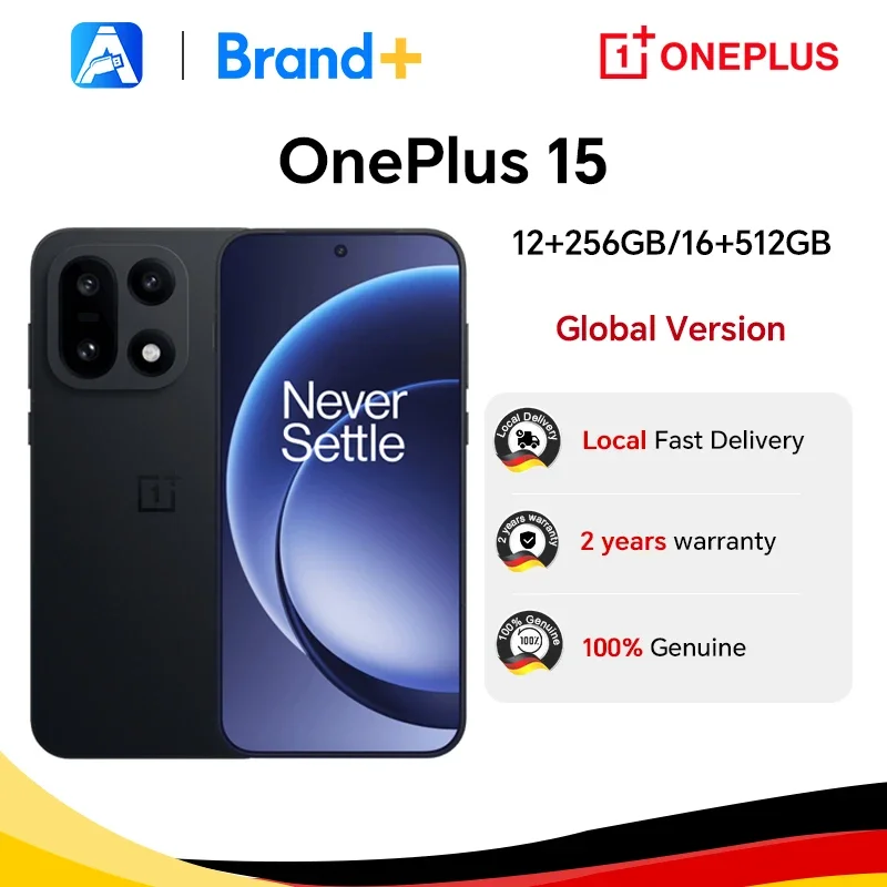 OnePlus 15 5G,Global Version Smartphone,12+256,16+512, Snapdragon 8 Elite Gen 5,165Hz Disp
