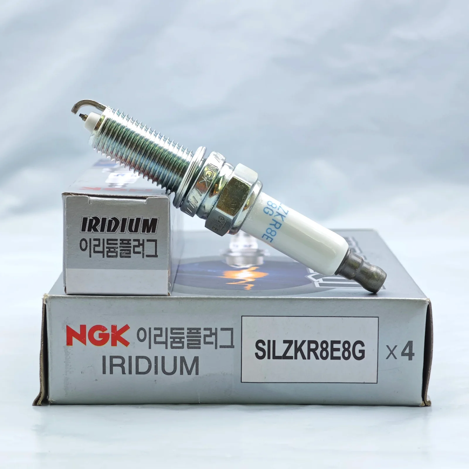 4pcs Original NGK Laser Iridium Spark Plug SILZKR8E8G 94595 Suitable For HYUNDAI KIA OEM 1