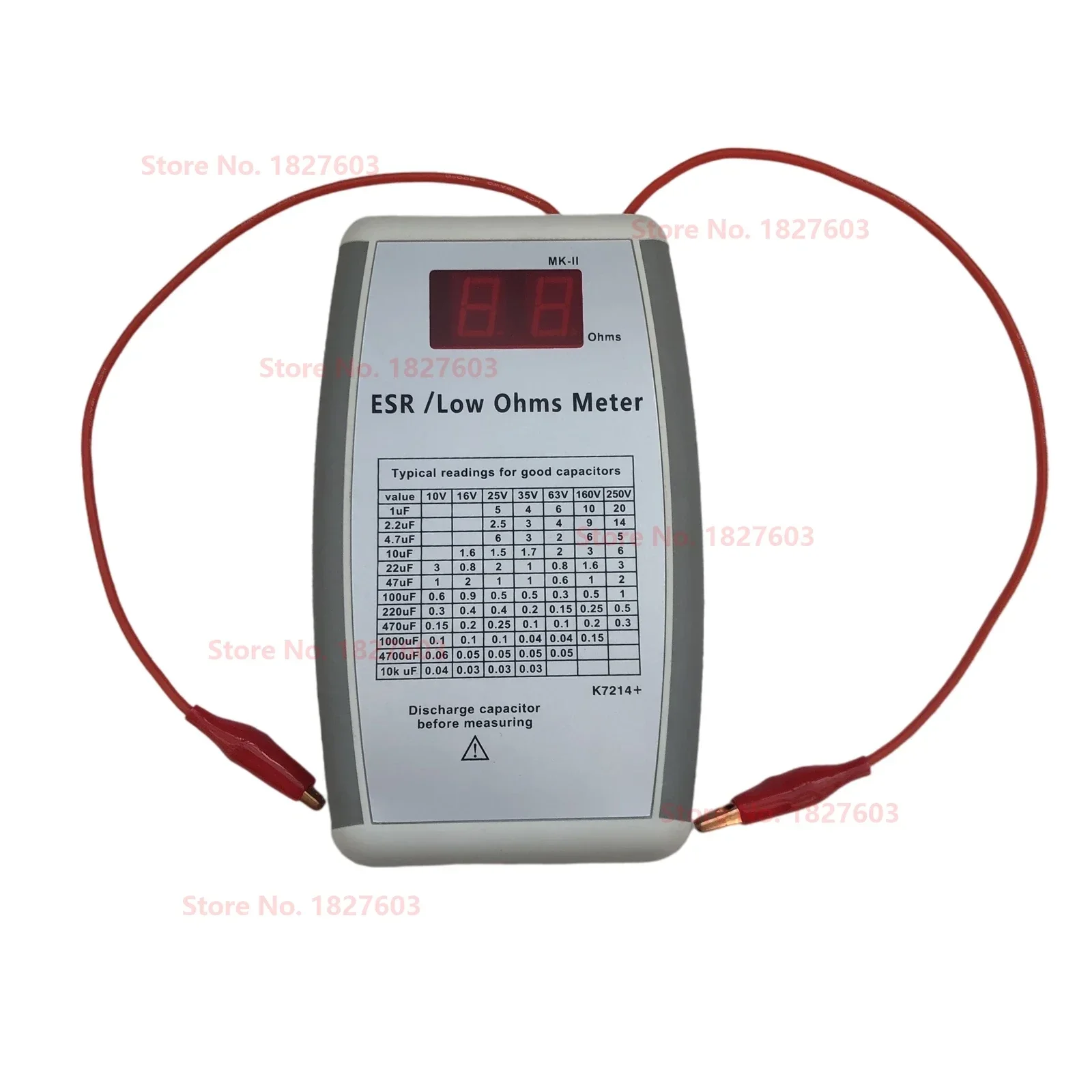K7214+ ESR/Low Ohms Meter
