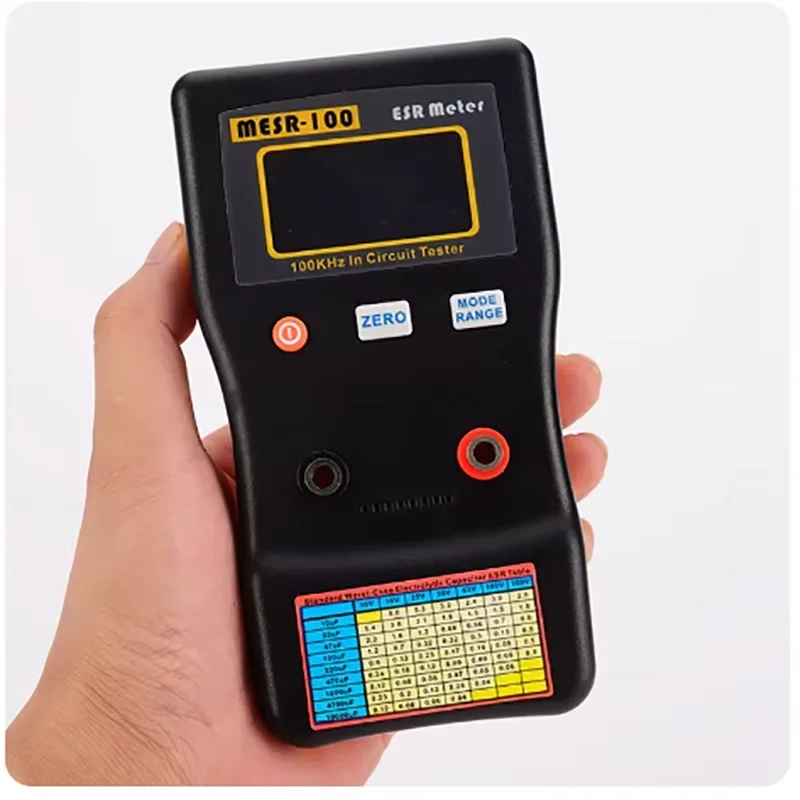 Digital automatic range electrolytic capacitor ESR meter, capacitor internal resistance ME