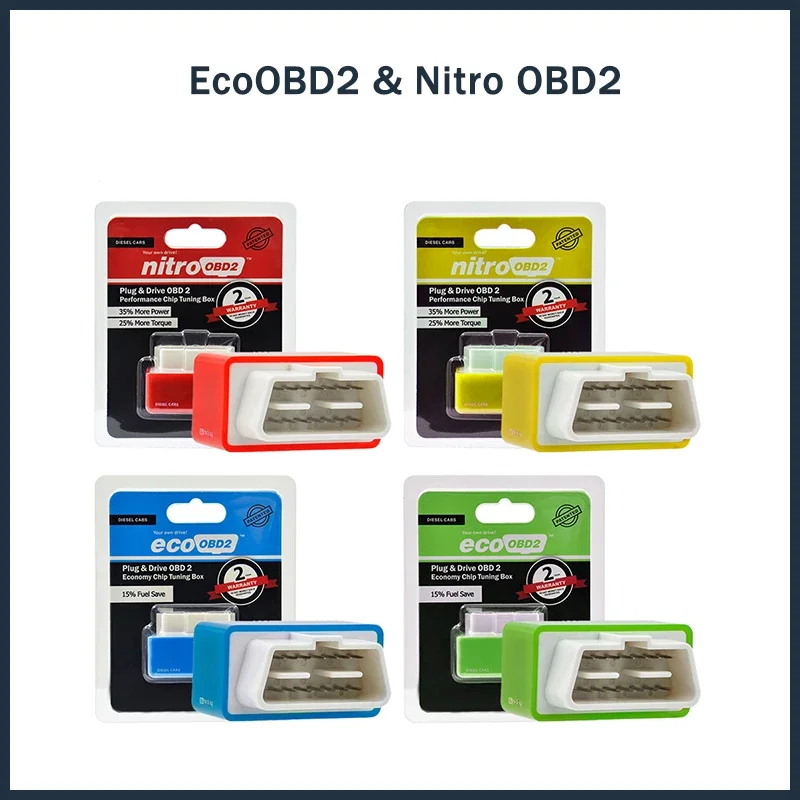 Eco OBD2 & Nitro OBD2 Gasoline Plug & Drive Performance For Benzine Eco OBD2 ECU Chip Tuni