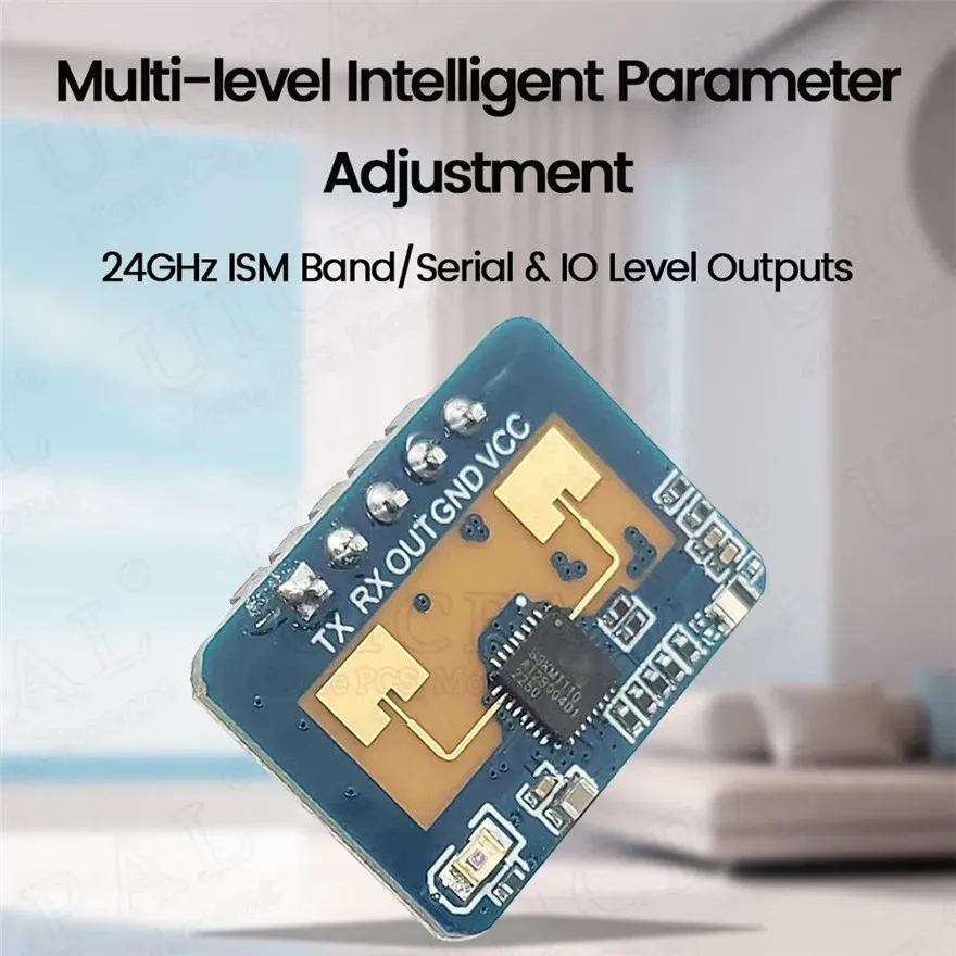 24GHz Human Presence Sensor FMCW Wave Radar Induction Module Body Heartbeat Detection Sens