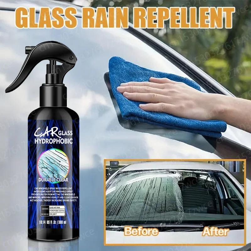 Car Water Repellent Spray Anti Rain Coating For Cars Glass Hydrophobic Anti-rain Liquid Wi