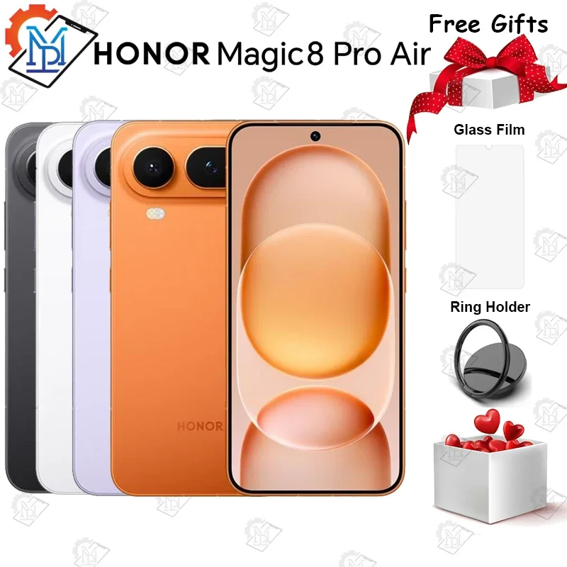 NEW Original HONOR Magic 8 Pro Air Mobile Phone 6.31" OLED Display Dimensity 9500 Triple C